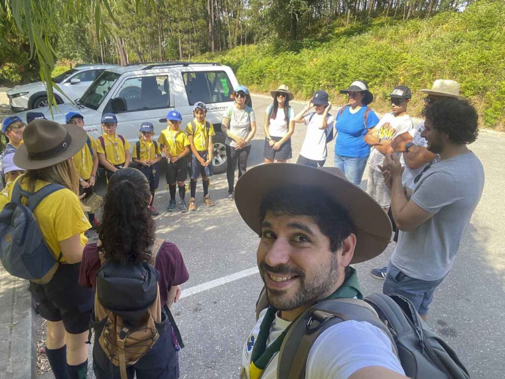 Lobitos da Bajouca vivem aventura com os pais no encerramento das atividades